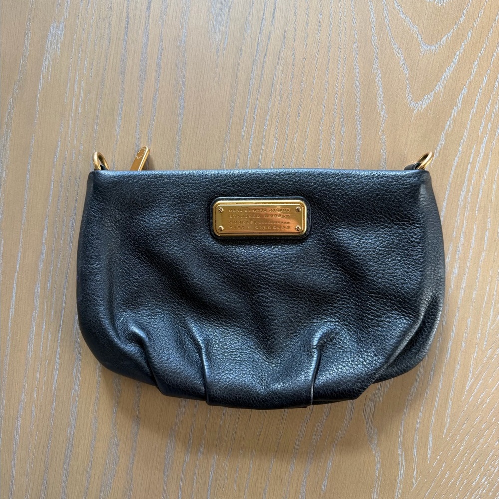 🖤 Marc Jacobs Black Leather Crossbody Bag / Clutch